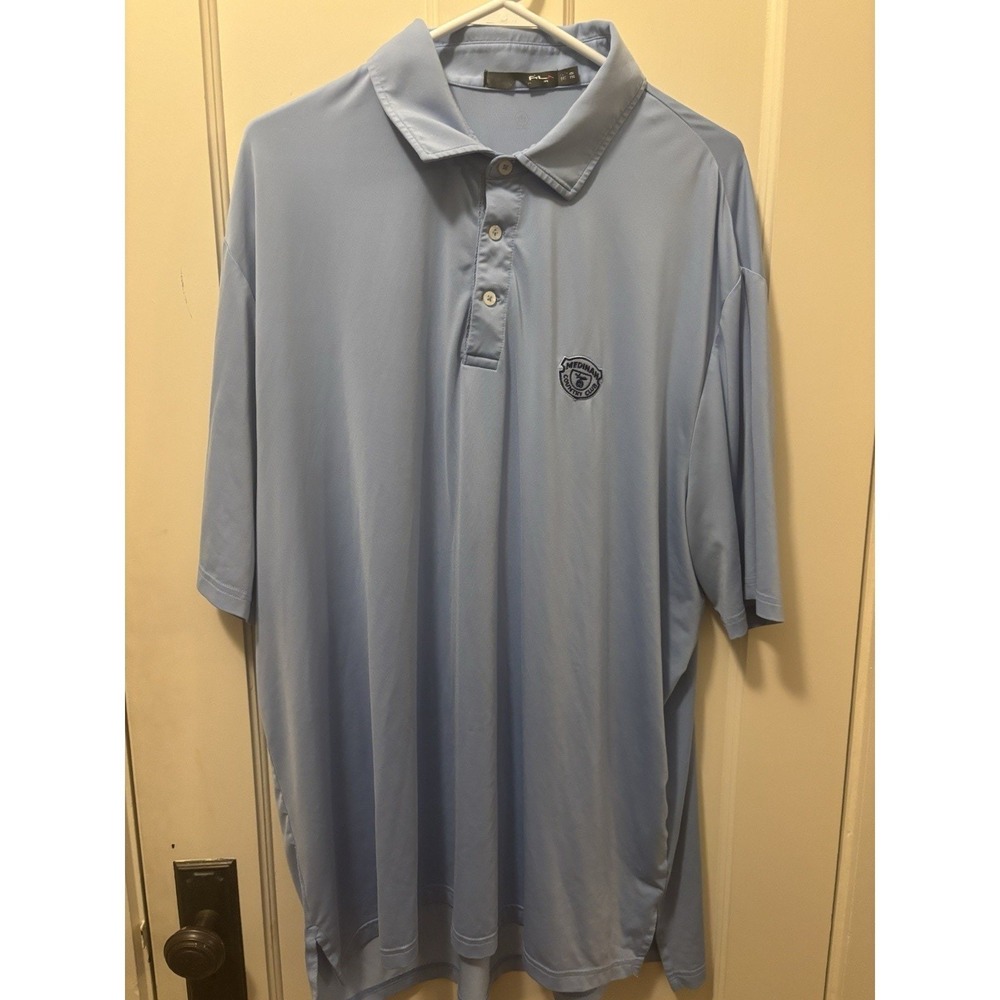 RLX Ralph Lauren Medinah Country Club Men Performance‎ Golf Polo Shirt Xxl